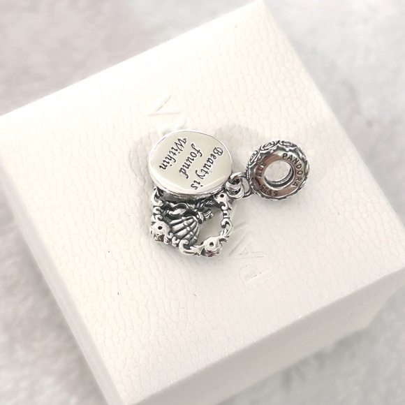 PANDORA Disney Beauty and the Beast Dancing Dangle Charm - Picture 5 of 7